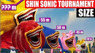 Shin Sonic Tournament Size Comparison  SPORE [upl. by Anilrats]