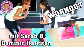 FITNESS Workout  Mutter Tochter  mit SARAH amp DOMINIC HARRISON  Mileys Welt [upl. by Pisarik]