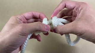 How To Tie A Fishermans Loop StepbyStep [upl. by Nyrhtac]