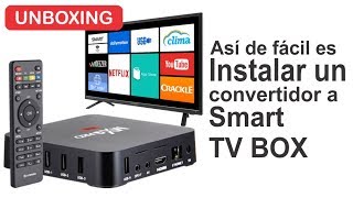 Convertidor a Smart TV Box  Instalación y funcionamiento [upl. by Molahs]