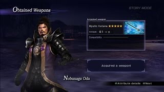 Warriors Orochi 3 Ultimate  Nobunaga Oda Mystic Weapon Guide [upl. by Aeret]