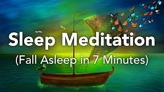 Guided Sleep Meditation Fall Asleep In Minutes Spoken Sleep Meditation With Water Sound for Sleep [upl. by Nahallac752]