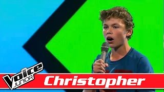 Christopher synger Baby  Voice Junior Danmark  Program 1  Sæson 2 [upl. by Oirrad]