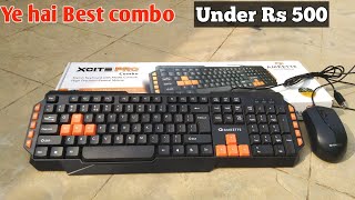 Amkette Xcite Pro USB Keyboard and Mouse Combo [upl. by Ellinger]