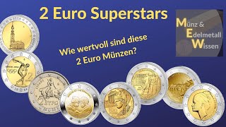 Superstars der 2 Euro Münzen Selten wertvoll besonders diese 2 Euro Münzen solltet ihr kennen [upl. by Cirilo]