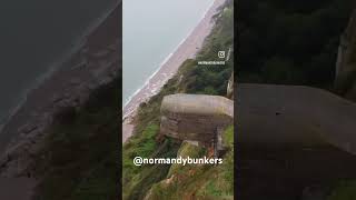 Incredible overhanging WW2 observation bunker in Heuqueville Normandy ww2 normandy dday80 [upl. by Leumek420]