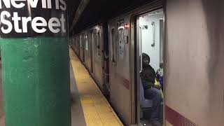 NYC IRT Eastern Parkway Line R62 amp R142A 2 3 4 amp 5 trains  Nevins Street [upl. by Amethyst]