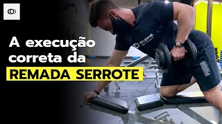 Como Executar Corretamente o Movimento da Remada Serrote  Otto Leone Personal [upl. by Adnahs]