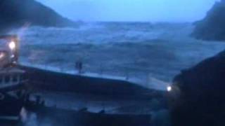 Polperro High Tide and Storm [upl. by Aicileb614]