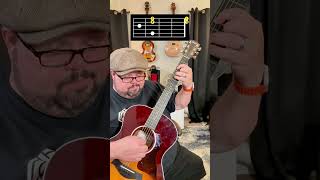 Easy Fingerstyle Guitar Tutorial shorts guitar guitarra music musica youtubeshorts [upl. by Brucie248]