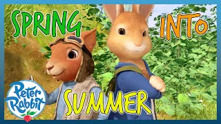 OfficialPeterRabbit  ☀️🌺🌸 SPRING into SUMMER 🌸🌺☀️  1 HOUR  Cartoons for Kids [upl. by Yenitirb]