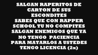 Rapper School  Raperito De Carton  Letra [upl. by Jr]