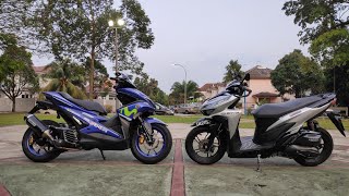 OHLINS vs YSS  NVX Aerox vs Vario Click [upl. by Kery822]