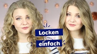 Locken machen  mit und ohne Hitze I DominoKati [upl. by Ailad]