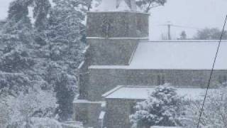 Bedwyn Snow 6 JAN 2010 marlborough wiltshire uk [upl. by Anert]