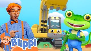 Excavator Song ft GeckosGarage  Im An Excavator  Songs For Kids [upl. by Anilev]