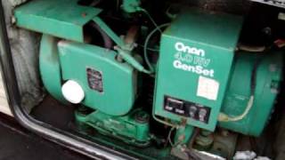 Cold Start 1987 Onan Generator [upl. by Seen]