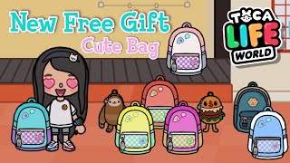 NEW FREE GIFT CUTE BAG UNBOXING 😍💕  Toca Boca Free Gift  NecoLawPie [upl. by Blynn666]