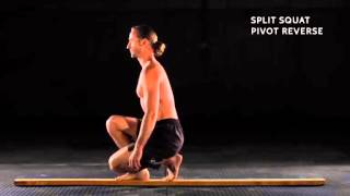 Split Squat Pivot Reverse  By MovNat [upl. by Alesram]