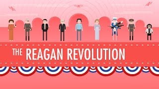 The Reagan Revolution Crash Course US History 43 [upl. by Emelen189]