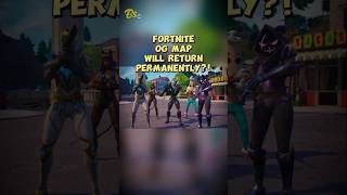 Fortnites OG map might be returning permanently [upl. by Norreg]