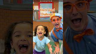 Can you make Kinetic Sand Shapes with your BODY🧡🤸🟥 Blippi Challenges shorts blippi [upl. by Margarette]