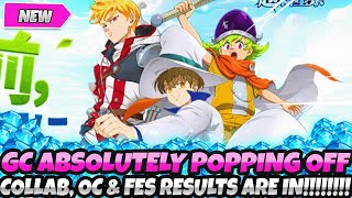 AYOOOO GC ABSOLUTELY POPPING OFF COLLAB OC amp FESTIVAL RESULTS ARE IN 7DS Grand Cross [upl. by Faunia873]