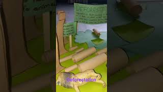 deforestation kids project deforestationproject [upl. by Dagall215]