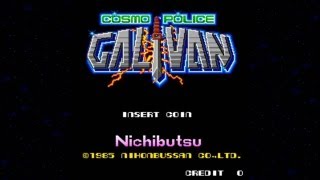 Galivan  Cosmo Police 1985 Nichibutsu Mame Retro Arcade Games [upl. by Aisylla]