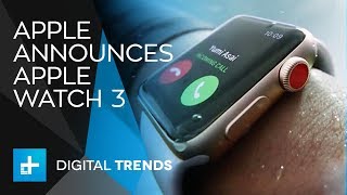 Apple Watch Series 3  Full Announcement From Apples 2017 Keynote [upl. by Koah395]