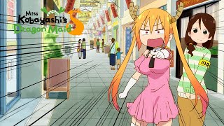 Tohru is on patrol  Miss Kobayashis Dragon Maid S Dub [upl. by Jeroma]