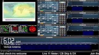 Live CB Radio Videogates Skip amp DX 1813  WE GOT THE DX [upl. by Dnalloh]