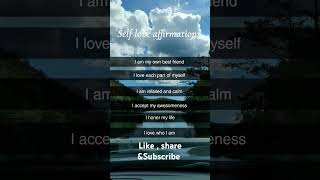 Self love affirmations affirmations selflove shortvideo shorts trending trendingshorts [upl. by Strong]