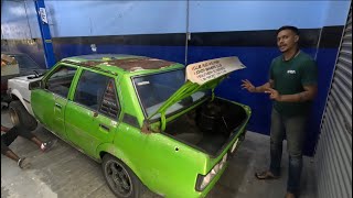 KE70 Review Toyota 7K Engine Powered Drift Build [upl. by Nurat]