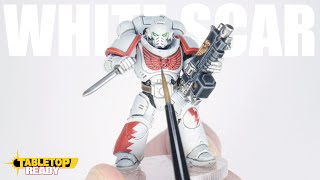 How To Paint White Scars  Learn how to paint White power armour  Space Marines  Warhammer 40k [upl. by Chappelka]