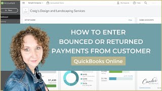 How to Enter Bounced or Returned Payments From Customer [upl. by Aizitel116]