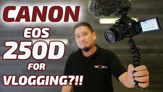 Canon 250D Or SL3 for vloggingvideo test for Vlogging [upl. by Leclair]