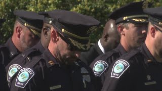 Heroes’ Day ceremony in Florence honors officers killed wounded in 2018 ambush [upl. by Ednutabab]