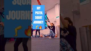 1 YEAR PISTOL SQUAT PROGRESSION what do you think 👀 challenge gym fitness fitnesschallenge cm [upl. by Sawyere]