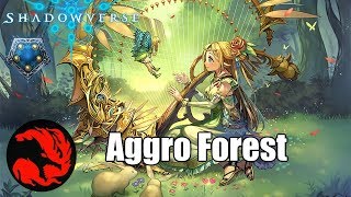 Shadowverse Lowest Budget  Aggro ForestCraft Deck Gameplay [upl. by Llyrrad]