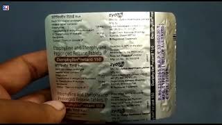 Deriphyllin Retard 150 Tablet  Etophylline and Theophylline Prolonged Release Tablets IP [upl. by Eustis663]