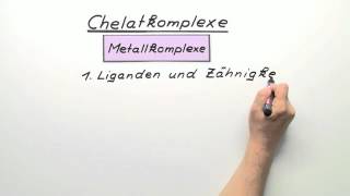 Chelatkomplexe  Chemie  Allgemeine und anorganische Chemie [upl. by Brier]