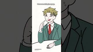 Blinking in Morse code shortvideo anime loidspy loidforger spyxfamily spyfamilyreaction yor [upl. by Anerat]