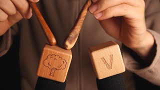 ASMR Slow Tingly WOOD Triggers🥱💤 9999 잠이 잘 오는 엄청 느린 나무 소리 [upl. by Lidstone]