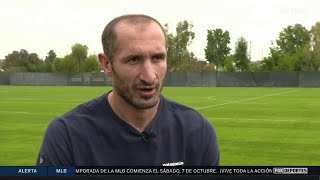 EXCLUSIVA con Giorgio Chiellini MLSenFOX [upl. by Eliathan]