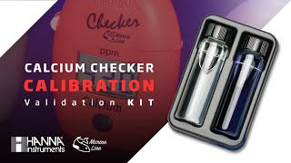 Hanna Instruments HI75811 Calcium Checker Calibration Validation Kit [upl. by Aliuqehs]