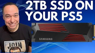 PS5 Samsung 990 Pro 2TB Heatsink SSD  How To Install [upl. by Rebmyt208]