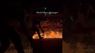 Fire garba jamnagar neet mbbs bams garba study clg shorts reels itra jamnagar navratri [upl. by Silenay314]