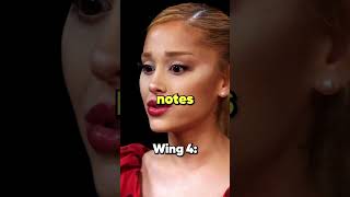 Ariana Grande REACTS To Every HOT WING 🍗 [upl. by Enelyad]