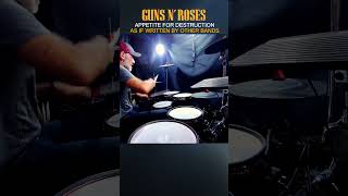 Incredible Band Mashup GUNS N ROSES drumcover milleniummps850 shorts 07 [upl. by Enifesoj228]